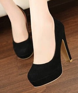 2017 new woman Pumps autumn thick heel shoes ol high-heeled shoes female the trend of ultra high heels female shoes