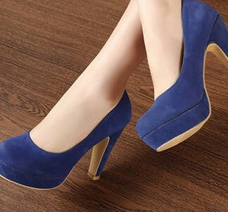 2017 new woman Pumps autumn thick heel shoes ol high-heeled shoes female the trend of ultra high heels female shoes