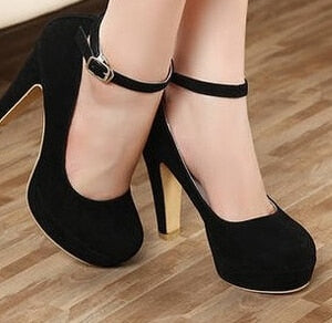 2017 new woman Pumps autumn thick heel shoes ol high-heeled shoes female the trend of ultra high heels female shoes