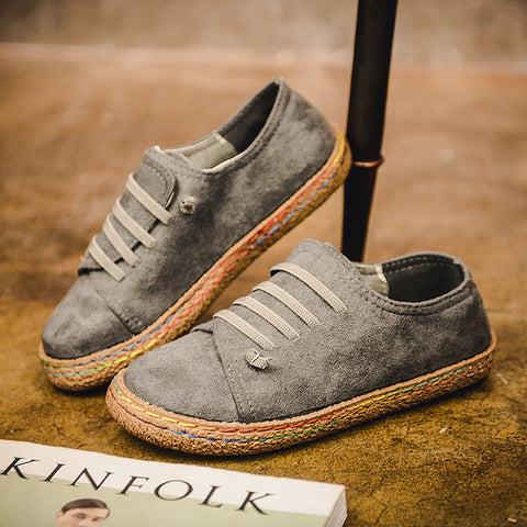 NAUSK Flat Shoes Women Autumn Shoes Woman Casual Lace-up Flats Comfortable Round Toe Loafers Shoes Fashion Flat Shoes