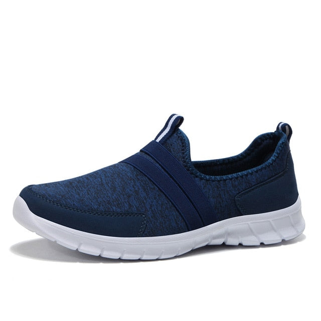 Women Sneakers tenis casual feminino casual shoes Woman Flats Slip on Splice ladies shoes Black Gray Blue Plus Size 40 41 42