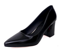 2018New brand women pumps low heels shoes woman ladies party wedding dress pointed toe slip on shoes size 35-40