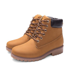 Winter boots women shoes 2018 new british wind warm students flat women snow boots velvet martin ankle boots shoes woman