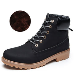 Winter boots women shoes 2018 new british wind warm students flat women snow boots velvet martin ankle boots shoes woman