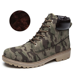 Winter boots women shoes 2018 new british wind warm students flat women snow boots velvet martin ankle boots shoes woman