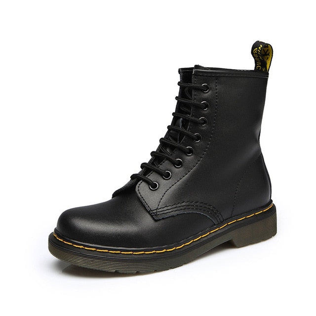 2018 Boots Women Genuine Leather Shoes For Winter Boots Shoes Woman Fashion Warm Genuine Leather Botas Mujer Female Ankle Boots