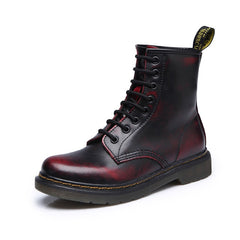 2018 Boots Women Genuine Leather Shoes For Winter Boots Shoes Woman Fashion Warm Genuine Leather Botas Mujer Female Ankle Boots