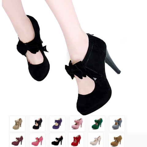 KARINLUNA 2019 dropship Big Size 30-48 Fashion High Heels Pumps shoes women Spring Summer Bowtie Wedding Party Women Shoes Woman
